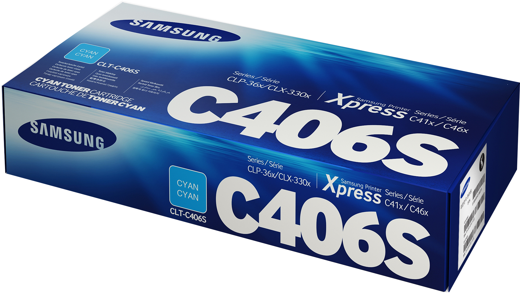Samsung CLTC406S Cyan Toner