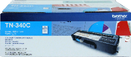 Brother TN340 Cyan Toner Cart