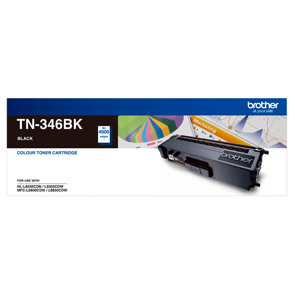 Brother TN346 Black Toner Cart