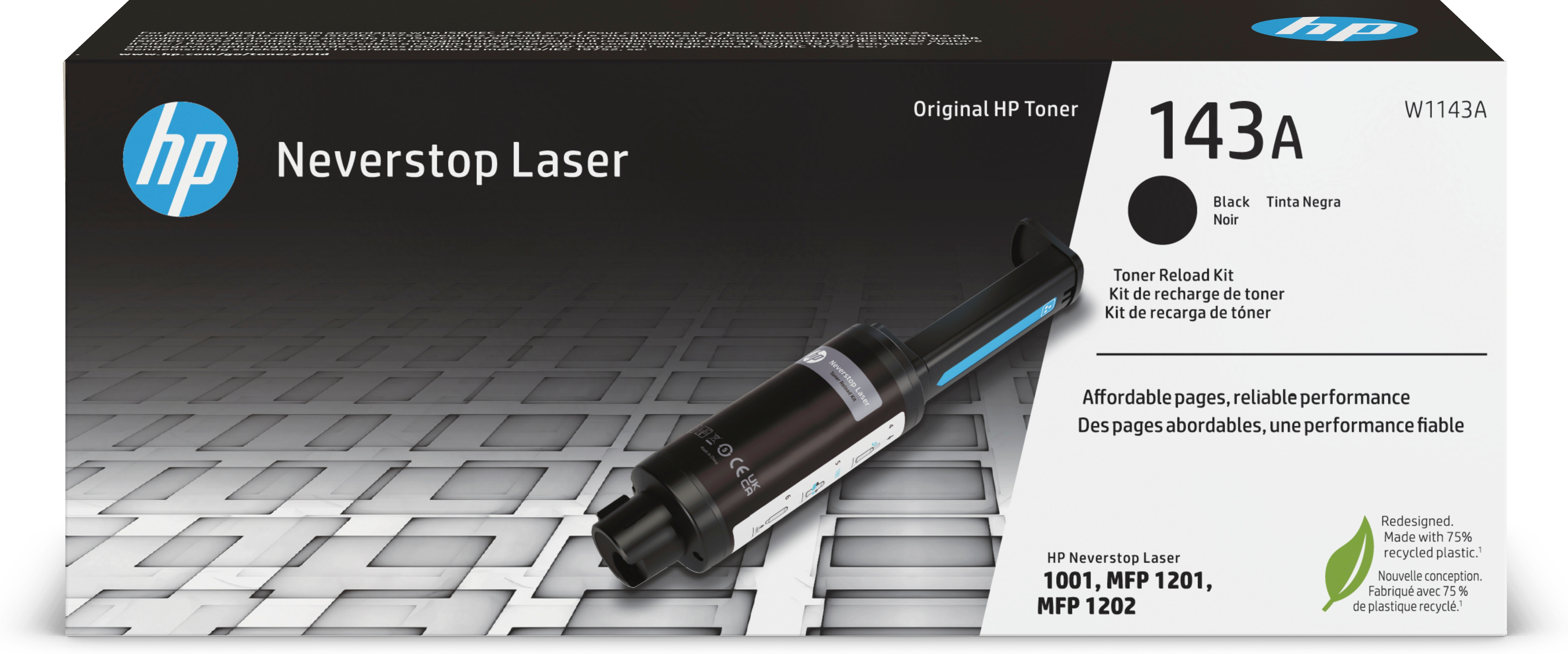 HP #143A Black Toner W1143A