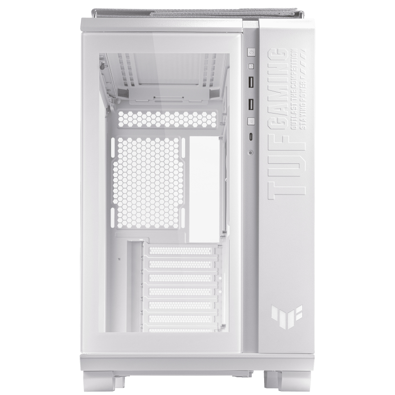 ASUS TUF GAMING GT502 MID-TOWER TEMPERED GLASS CASE WHITE