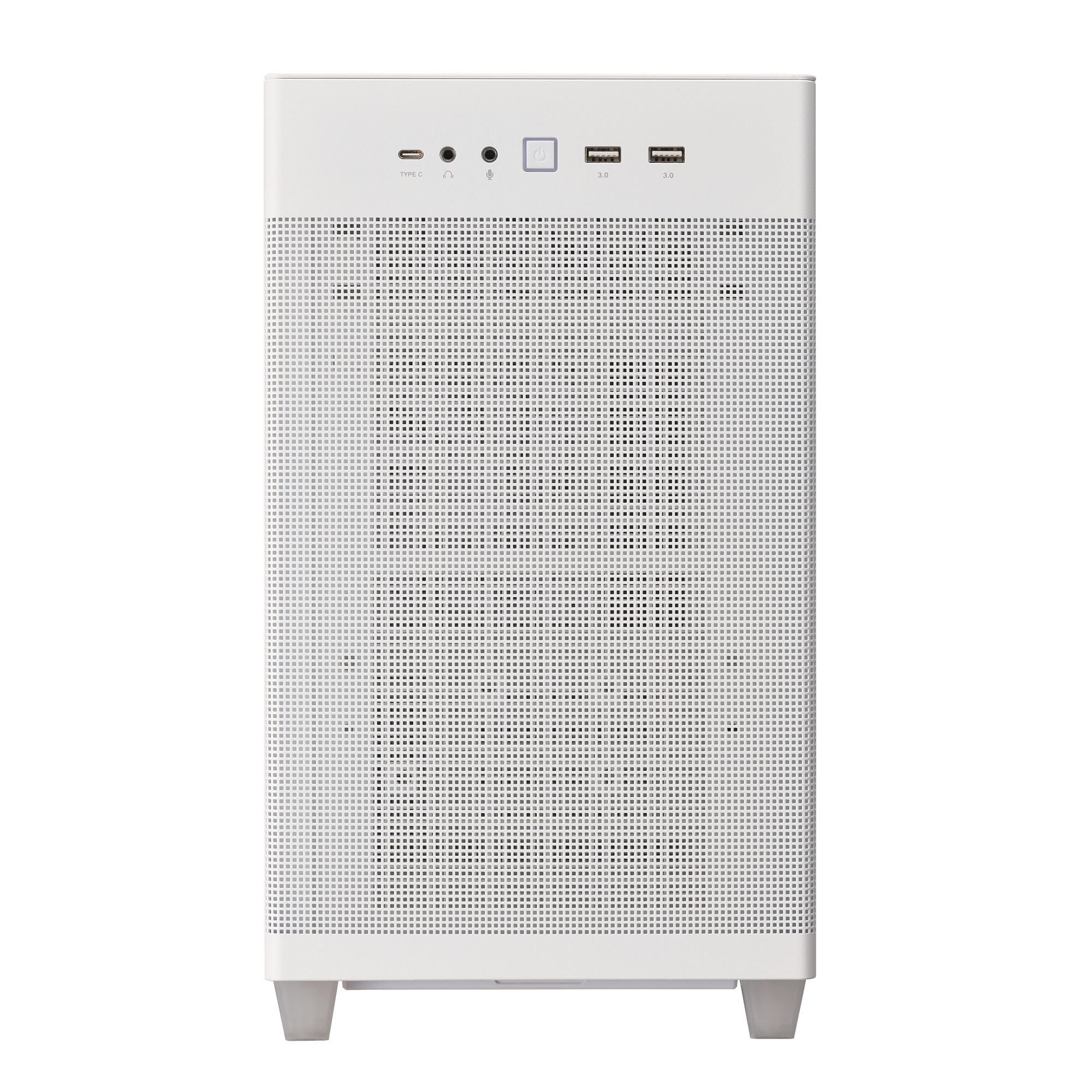ASUS PRIME AP201 MicroATX TEMPERED GLASS WHITE CASE