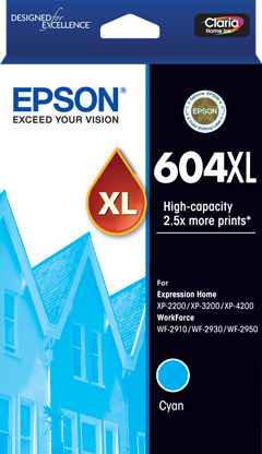 604 XL Cyan Ink