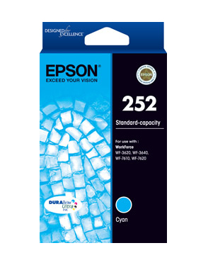 Epson 252 Cyan Ink Cartridge
