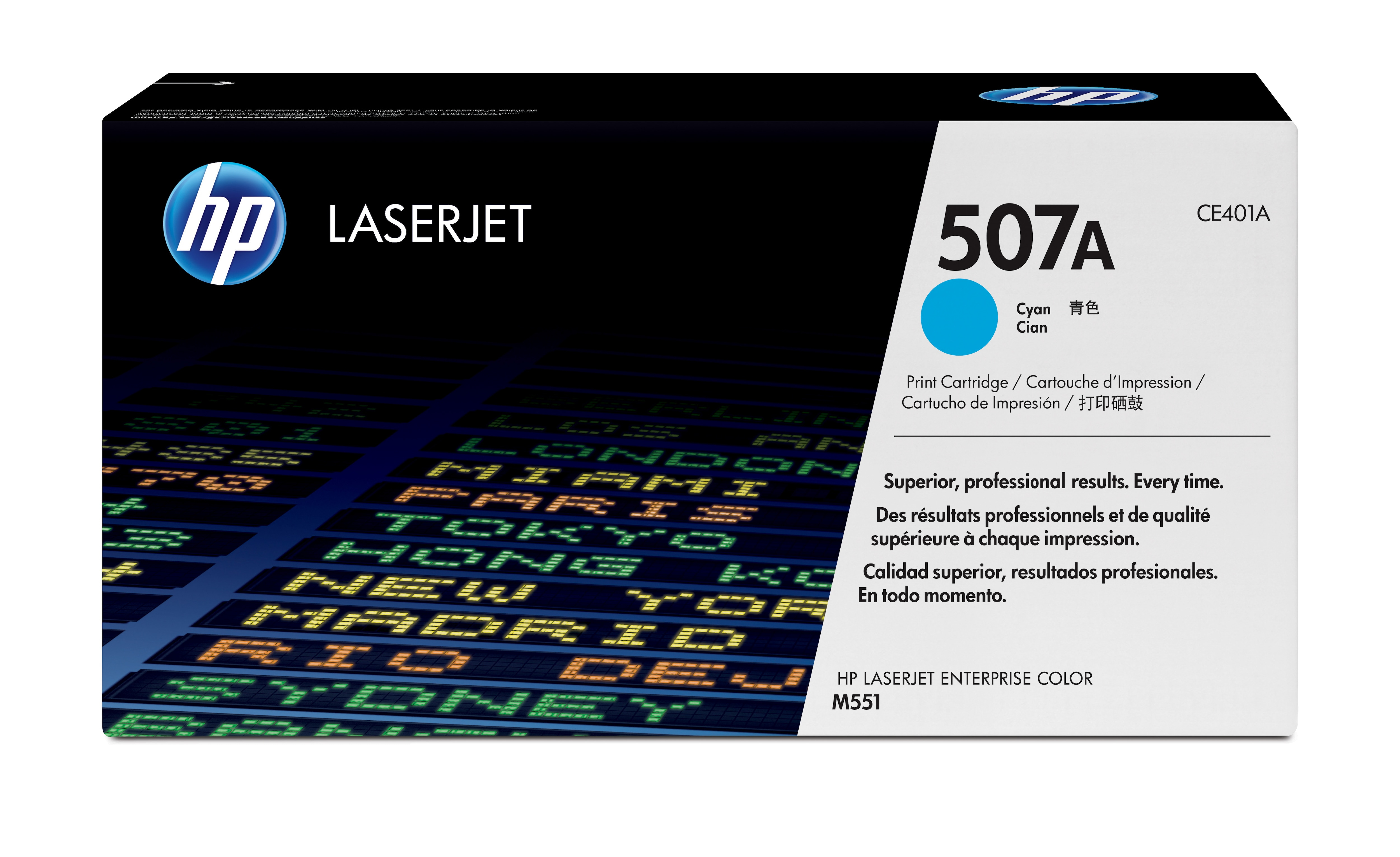 HP #507A Cyan Toner CE401A