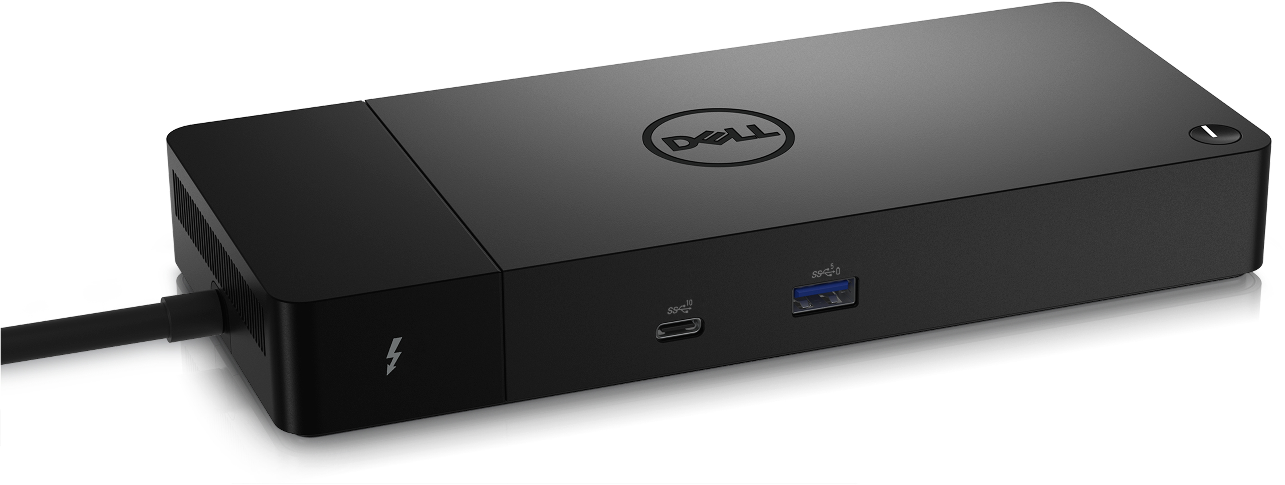 Dell WD22TB4 Thunderbolt 4 Quad 4K Docking Station with 130W power delivery (Upto 90W to non-Dell system) DP1.4 x2 HDMI2.0 x1 MFDP Type-C x1 USB 3.2 x3 USB-C x1 RJ45 x1