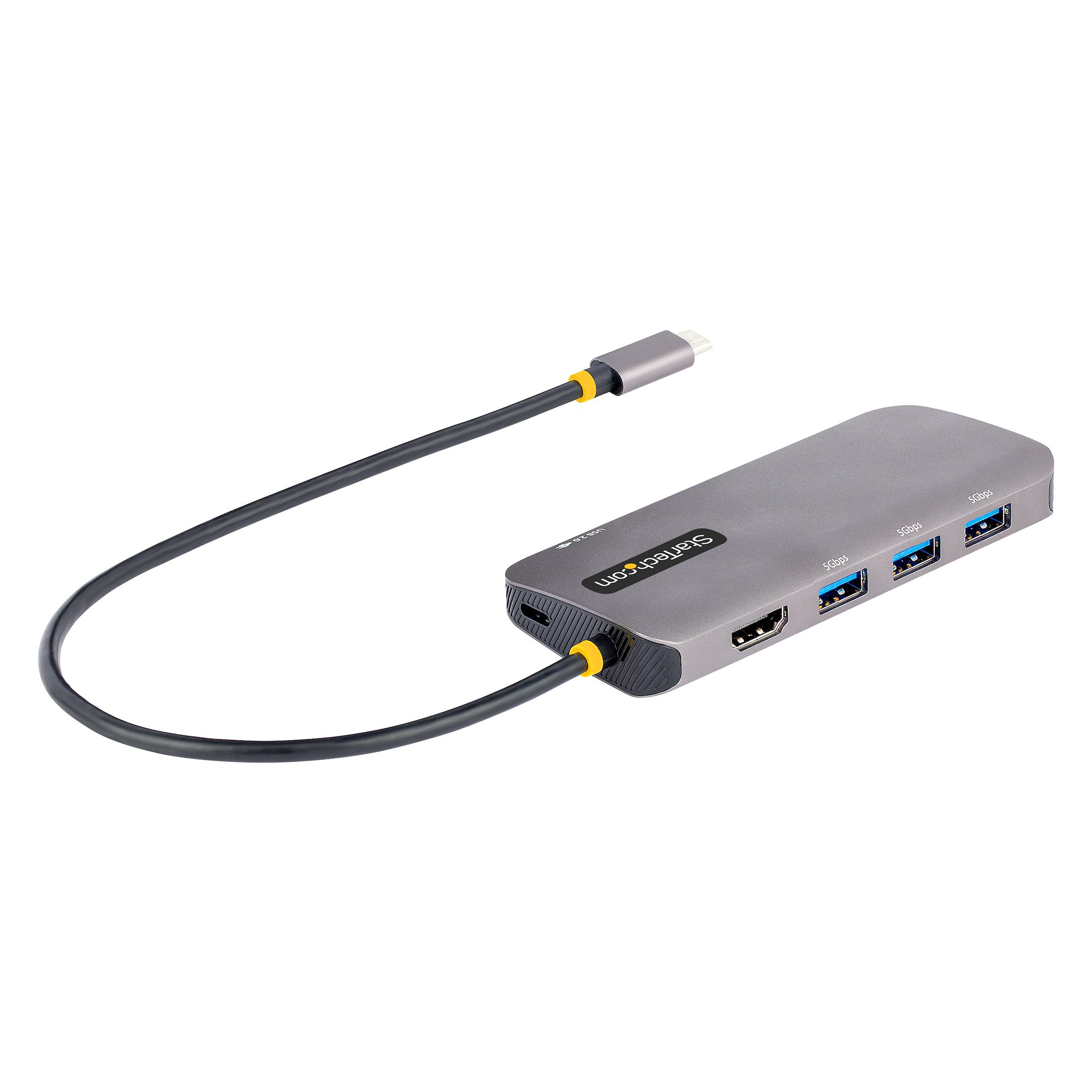 StarTech.com StarTech 127B-USBC-MULTIPORT USB C Multiport Adapter 4K 60Hz HDMI PD