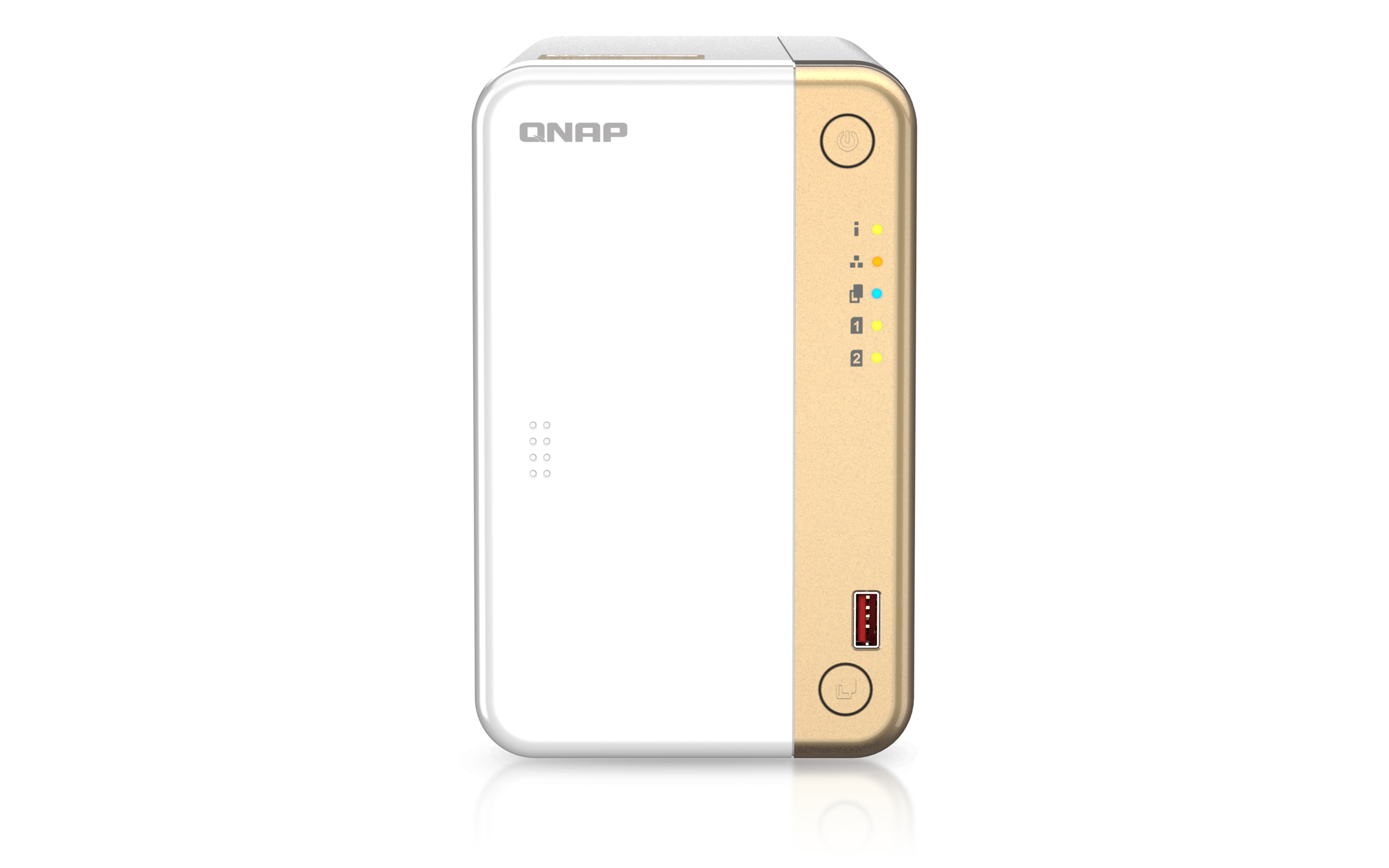 QNAP TS-262-4G Home and Business 2-Bay NAS Server Intel Celeron Dual Core Upto 2.9GHz 4GB RAM 2xM.2 1xPCI 1x2.5GbE 4xUSB 1xHDMI 2 Years Warranty Come with 8 Camera License