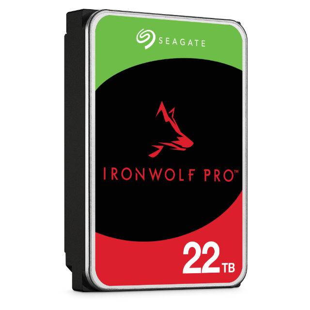 Seagate IronWolf Pro 22TB Internal HDD SATA 6Gb/s - 7200 RPM - 256MB Cache - Perfect for 1-16 BAY NAS System - 5 Years Warranty