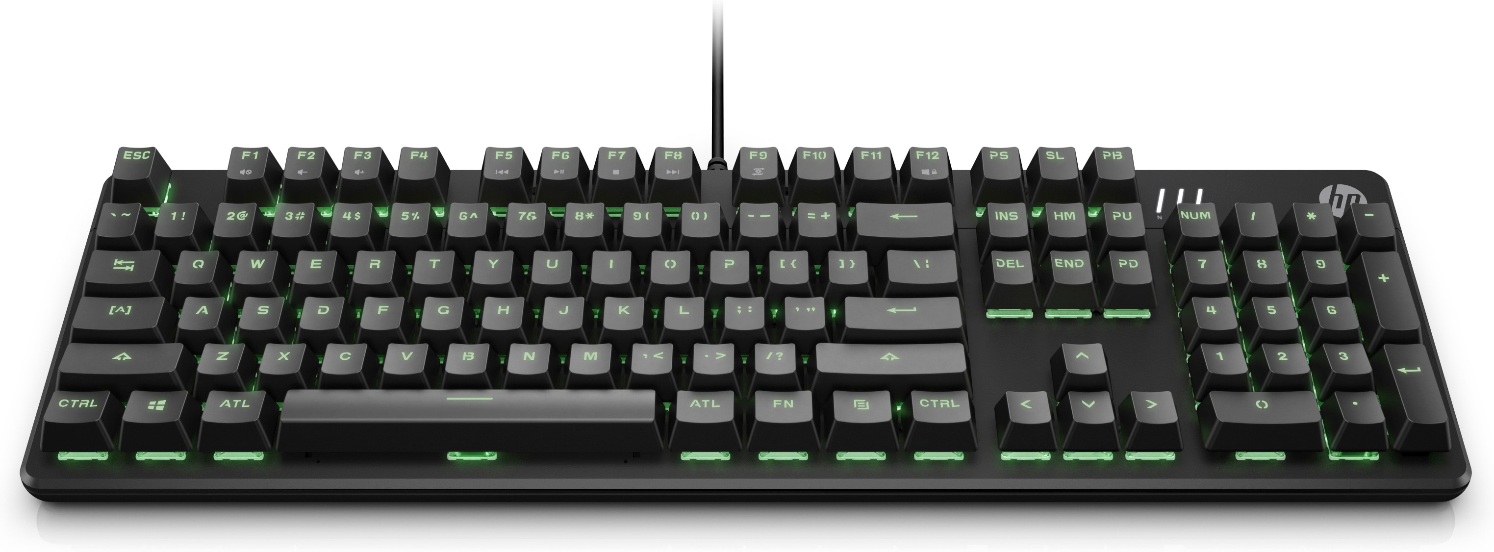 HP Pavilion 9LY71AA Hybrid Mechanical Membrane Gaming Keyboard 550 RGB LED Backlighting - Engineered for Lightning Fast Response Times - Taking your Work and Play to Unmatched Llevels