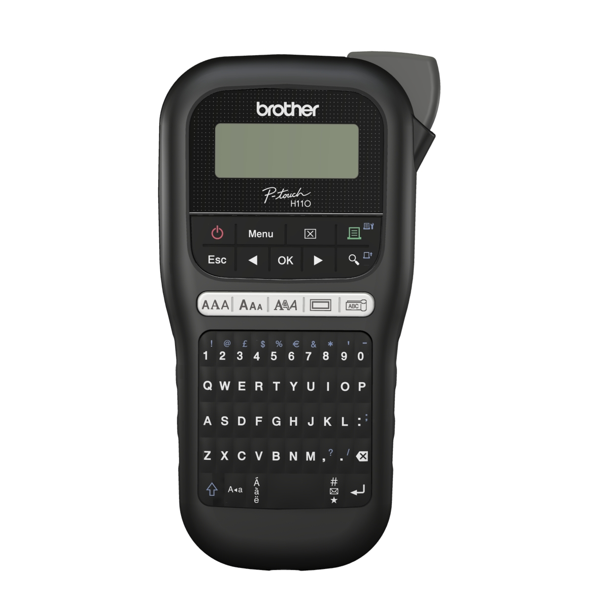 Brother P-touch PTH110BK Label Maker - Black Durable