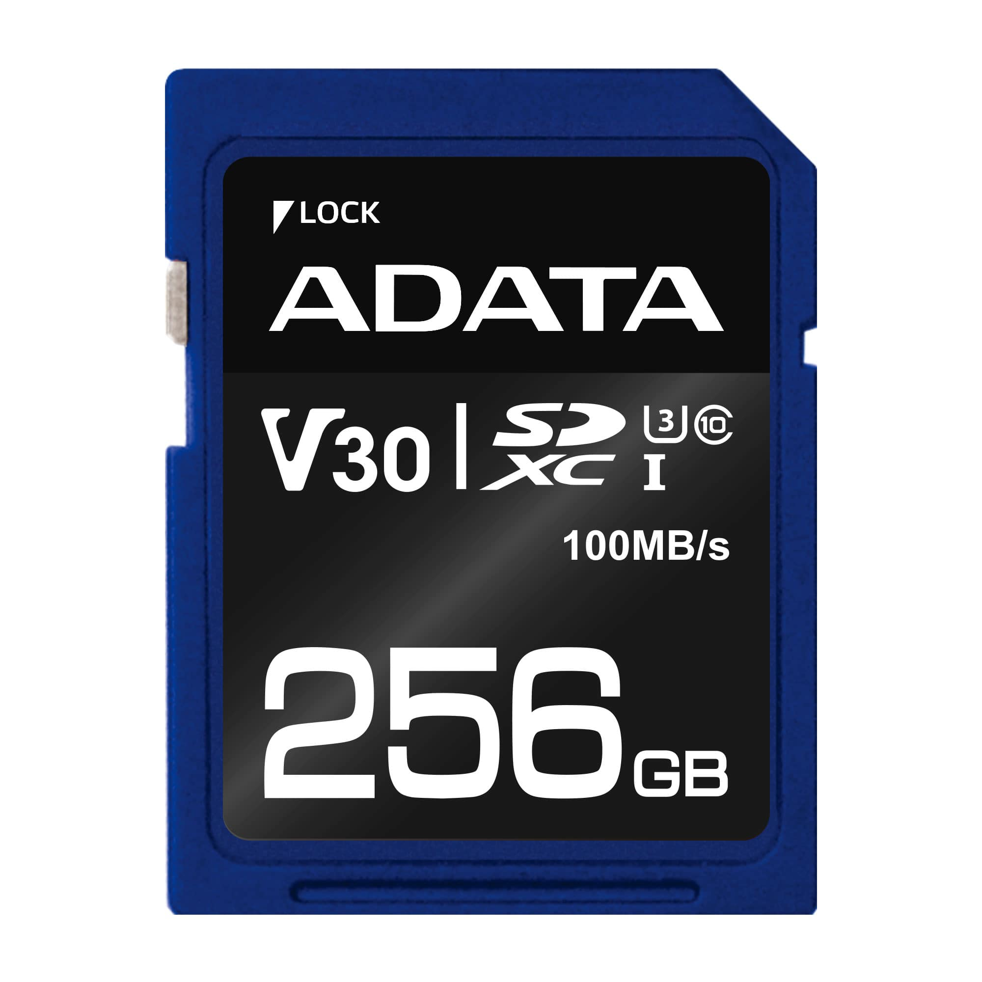 ADATA Premier PRO SDXC Memory Card - 256GB Read up to 100MB/s - Write up to 80MB/s