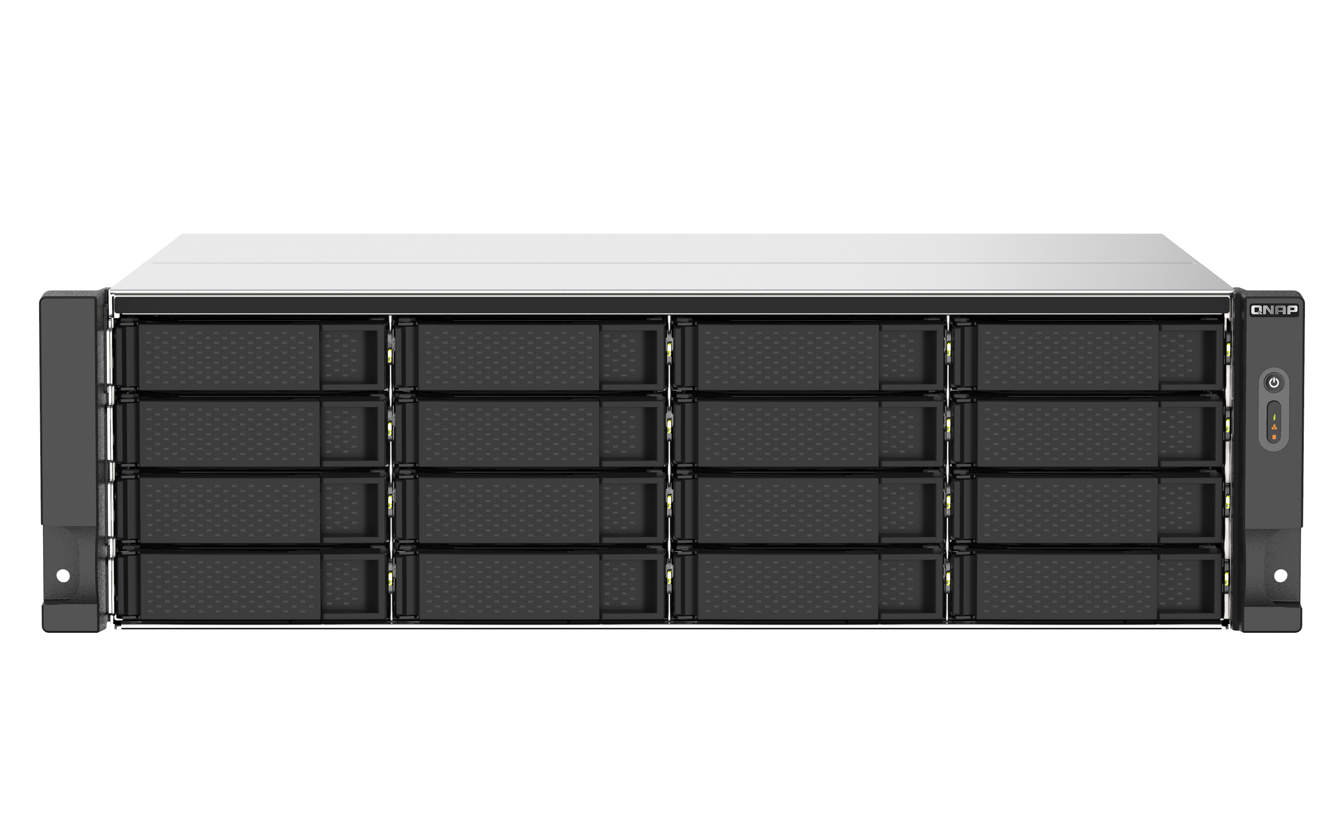 QNAP TS-1673AU-RP-16G Business 3U 16-Bay Rackmount NAS Server AMD Ryzen V1500B 4C/8T 2.2GHz 16GB DDR4 (64GB Max) 16 x 3.5