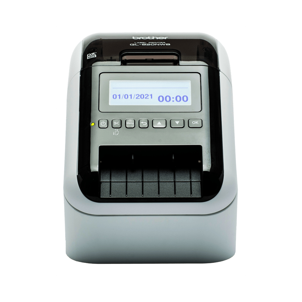 Brother QL820NWB Direct Thermal Printer Monochrome - Label Print - 1.8 lps Mono - Wireless LAN - Label