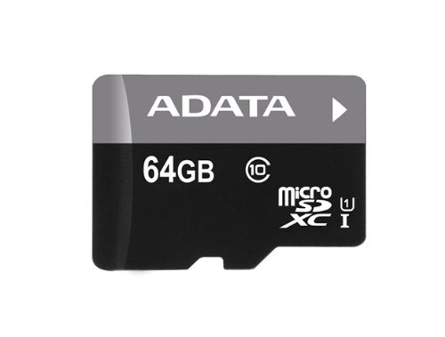 ADATA Premier microSDXC Memory Card - 64GB Includes Adapter - UHS-I