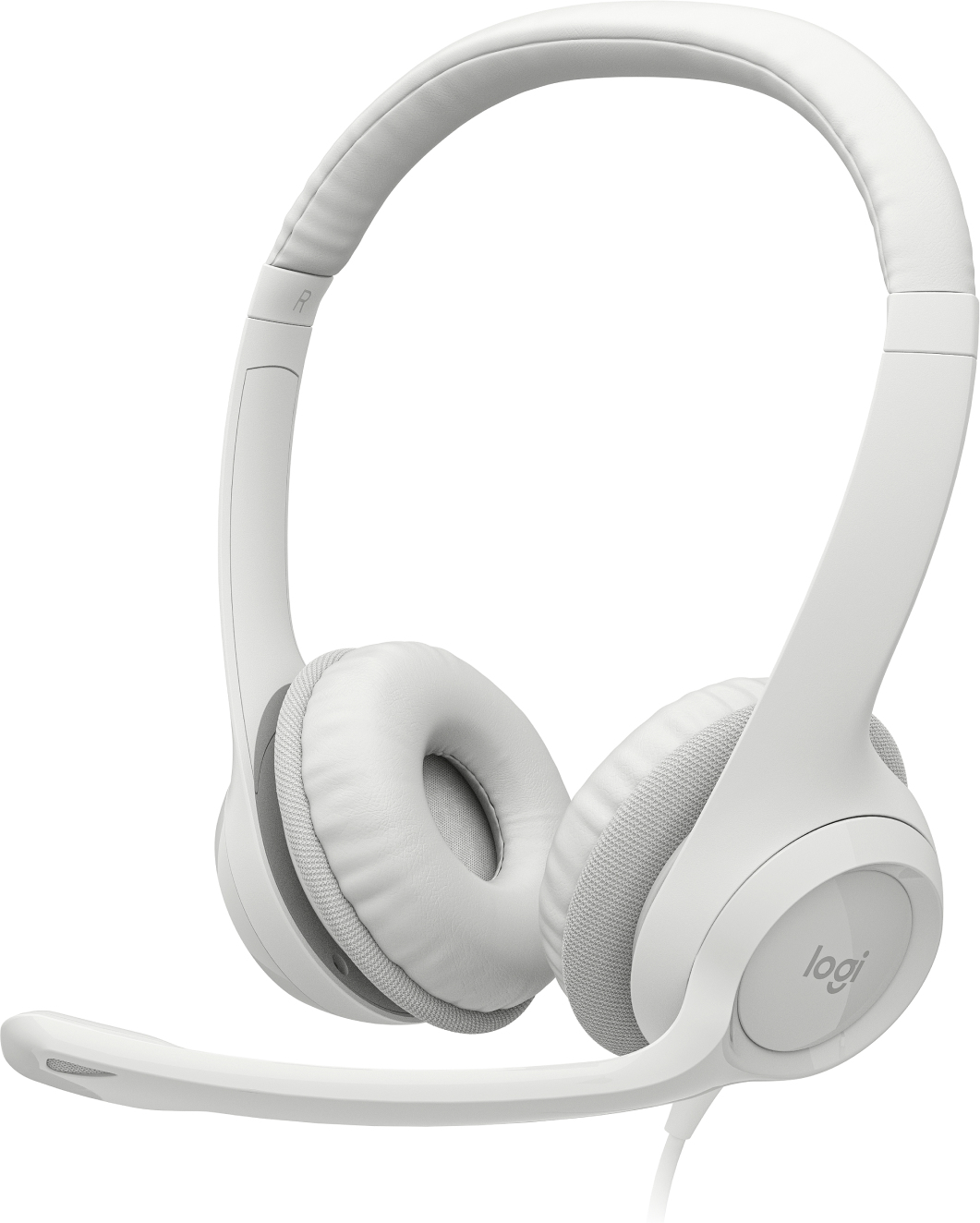 Logitech H390 USB Digital Headset - Off White