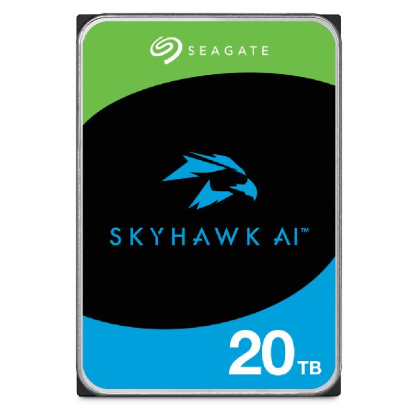 Seagate SkyHawk AI 20TB Internal HDD SATA3 - 256MB Buffer - 5 years warranty