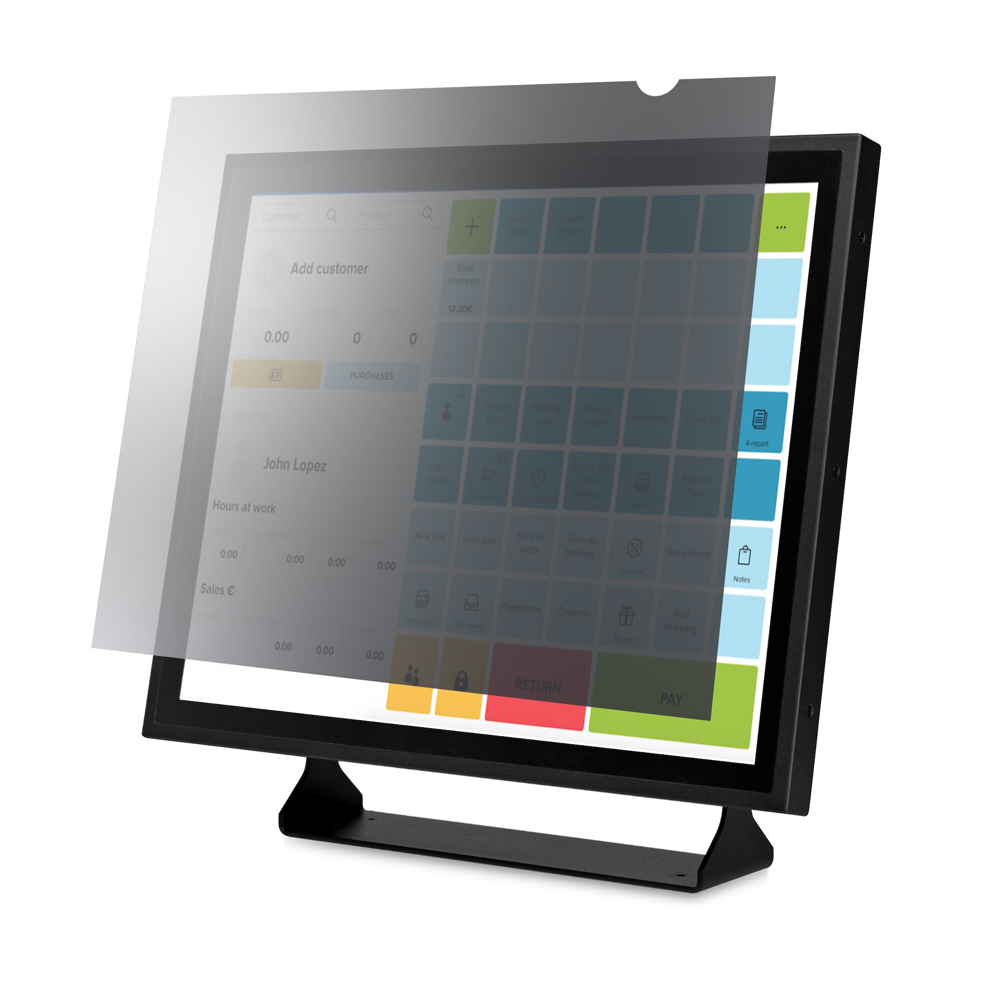 StarTech.com 1954-PRIVACY-SCREEN 19 inch 5:4 Computer Monitor Privacy Filter w/51% Blue Light Reduction +/- 30 deg. View Angle. - Reduce eye strain blocking up to 51% of blue light - Reversible protector shield w/ glossy or anti-glare matte side