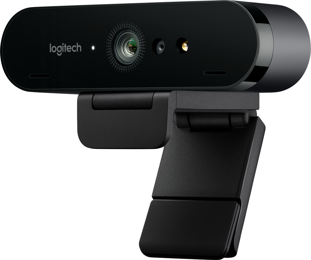 Logitech BRIO Business Grade 4K Ultra HD Webcam with RightLight3 and HDR Windows Hello Support Privacy Shade