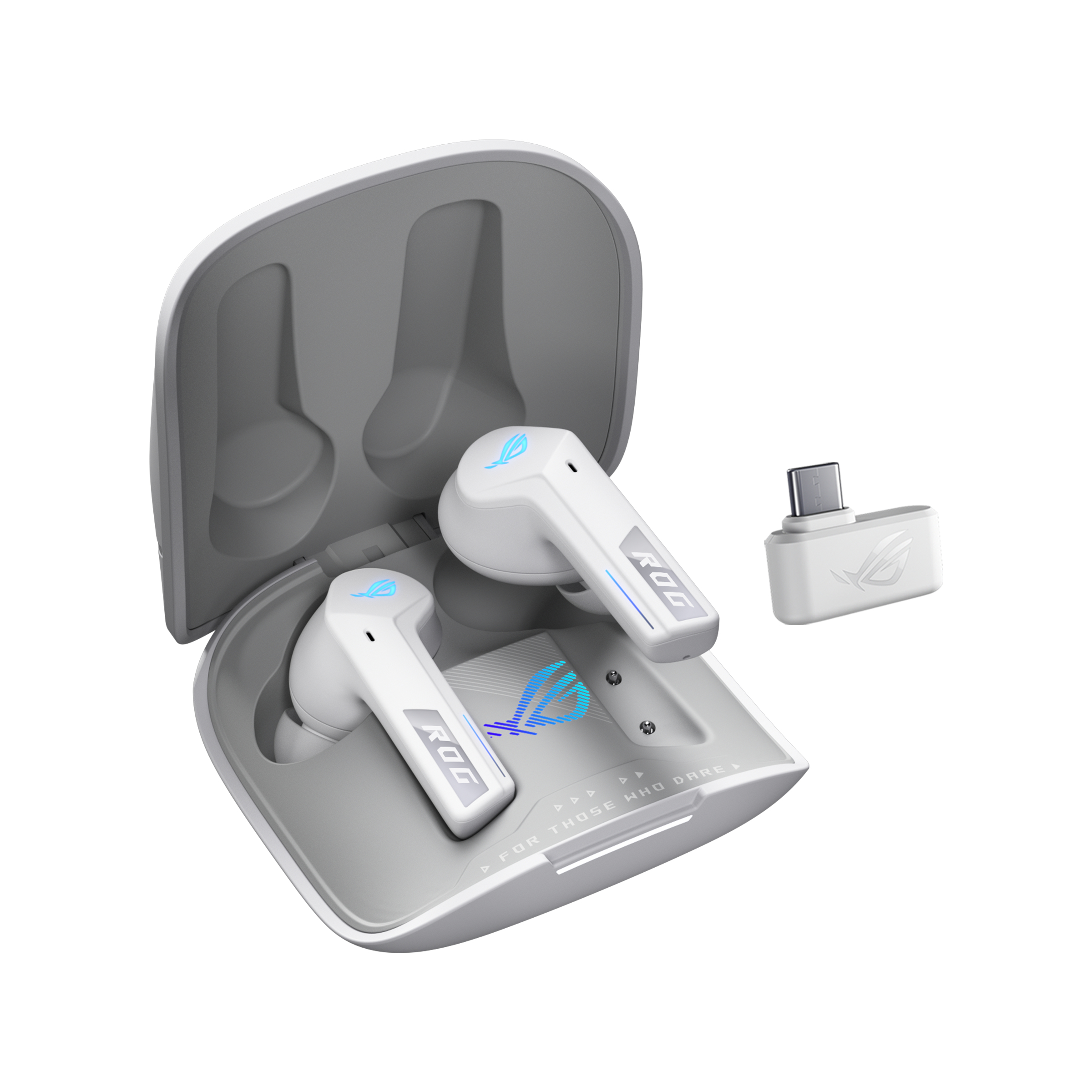 ASUS ROG Cetra True Wireless SPEEDNOVA Noise Cancelling Gaming Earbuds - White