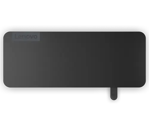 Lenovo USB-C Super Slim Travel Dock with Cable Management Single 4K Support 65W Power Delivery HDMI x1 USB-C 3.2 Gen2 x2 USB-A x2 SD Reader x1 MicroSD Reader x1 support ChromeOS / Linux / MacOS / Windows 10 and above 3yr warranty