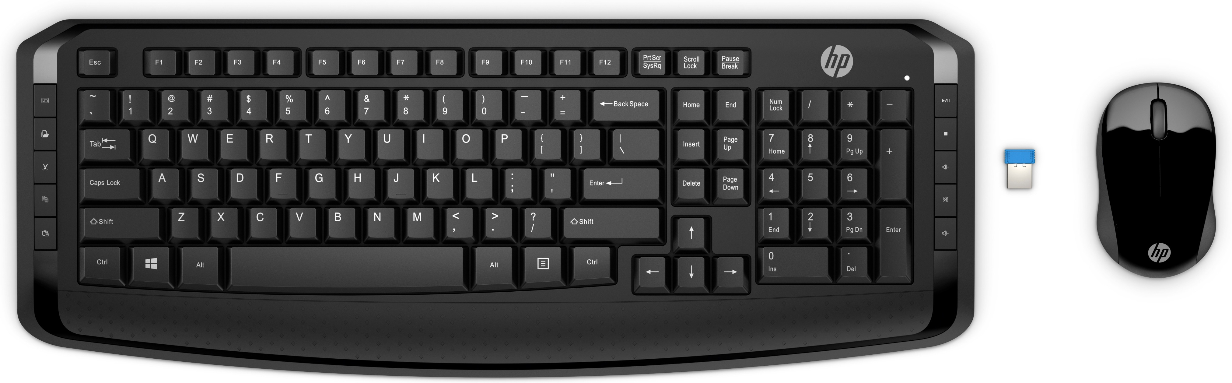 HP 3ML04AA 300 Wireless Keyboard & Mouse Combo