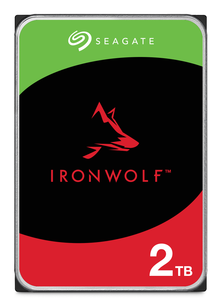 Seagate IronWolf 2TB NAS Internal HDD SATA 6Gb/s - 256MB Cache - Perfect for 1-8 BAY NAS system - 3 years warranty