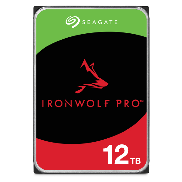 Seagate IronWolf Pro 12TB Internal HDD SATA 6Gb/s - 7200 RPM - 256MB Cache - Perfect for 1-16 BAY NAS system - 5 years warranty
