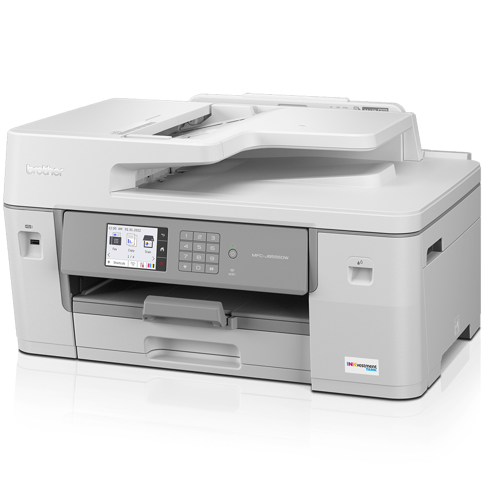 Brother MFC-J6555DWXL A3 Colour Inkjet All-in-One Printer Print / Scan / Copy / Fax - 1200 dpi Optical Scan - 500 sheets Input - Fast Ethernet - Wireless LAN