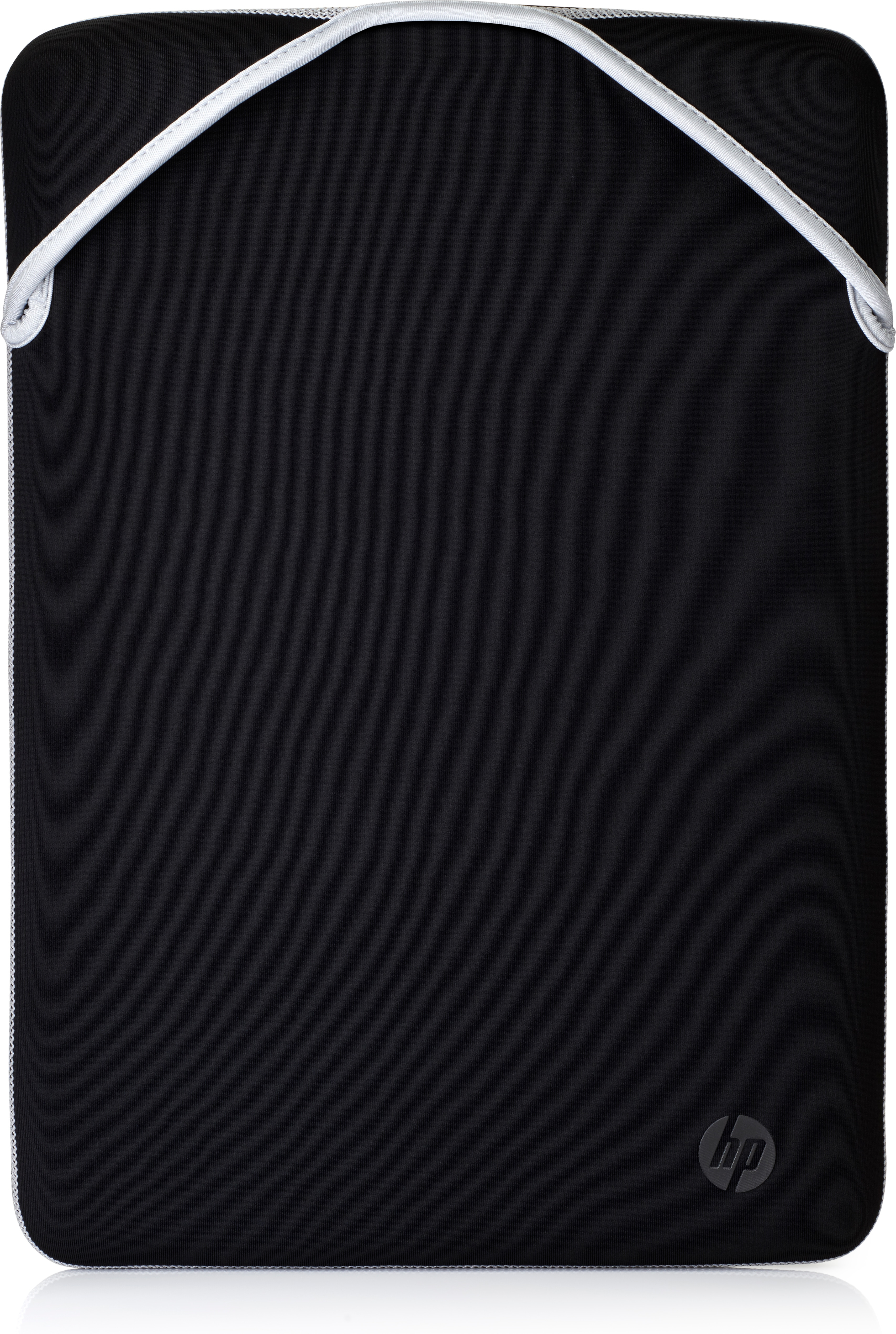 HP Reversible Protective Laptop Sleeve - Black/Silver - For Up to 15.6