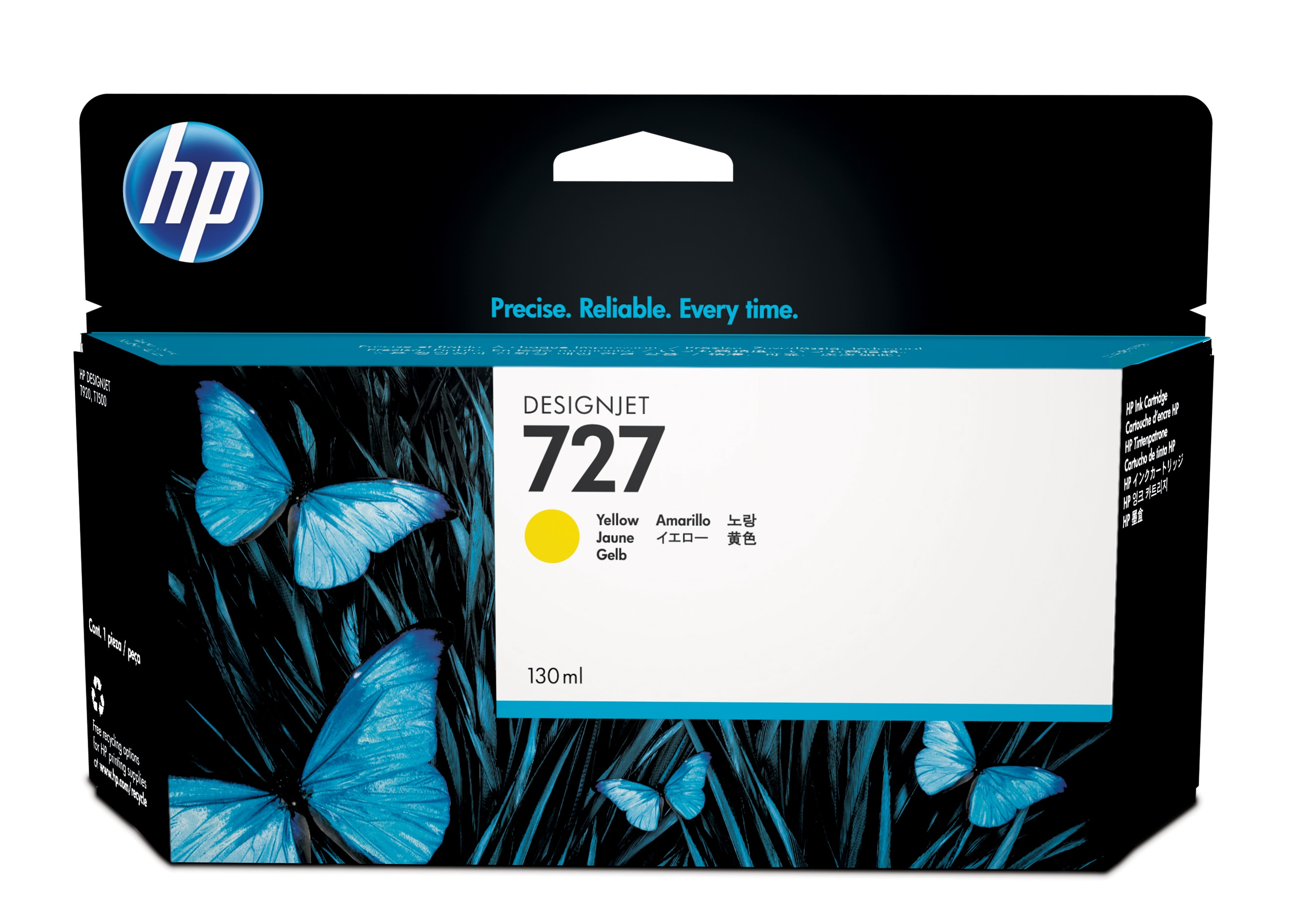 HP #727 130ml Yell Ink B3P21A