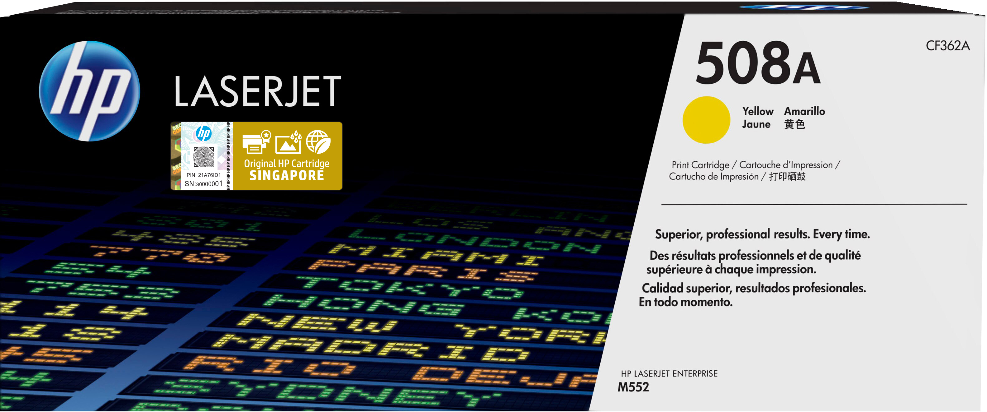 HP #508A Yellow Toner CF362A