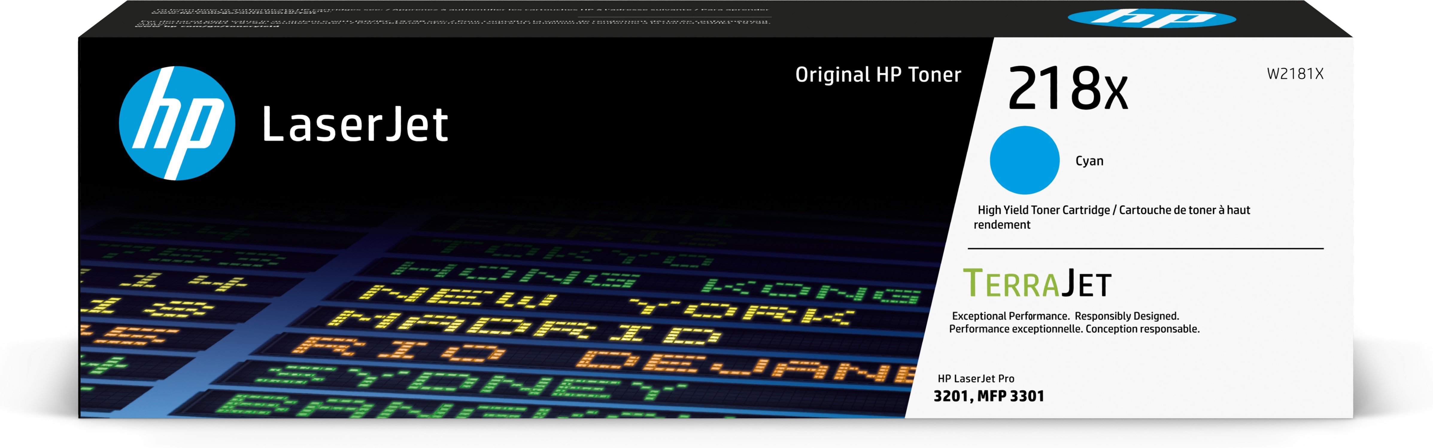 HP #218X Cyn Toner W2181X