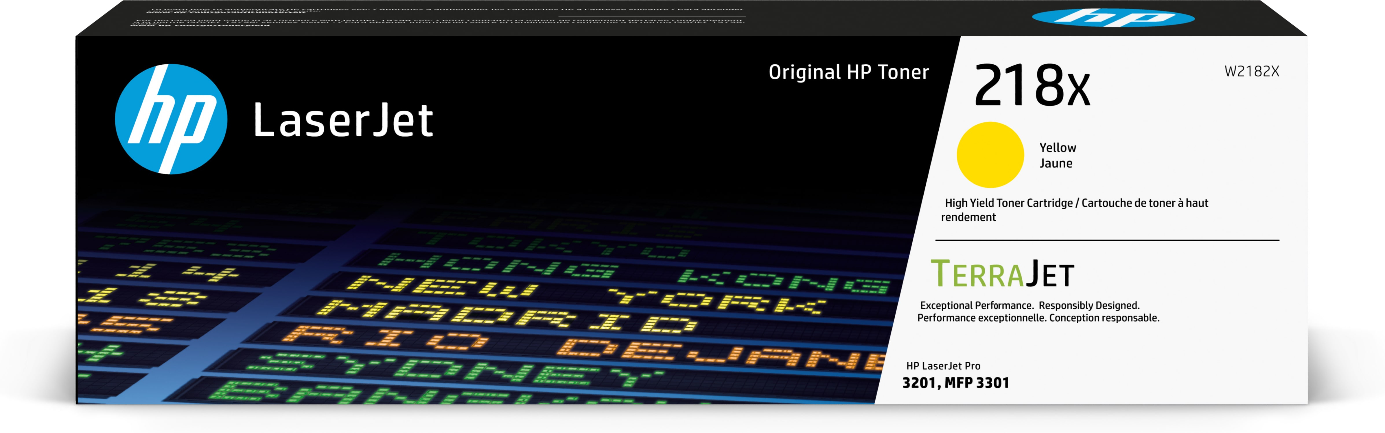 HP #218X Ylw Toner W2182X