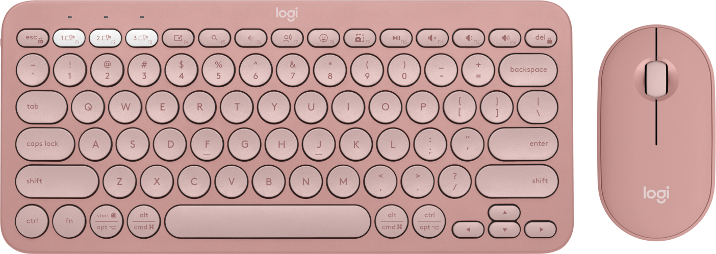 Logitech Pebble 2 Combo - Tonal Rose