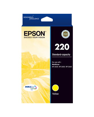 220 (C13T293492) Std capacity Yellow ink