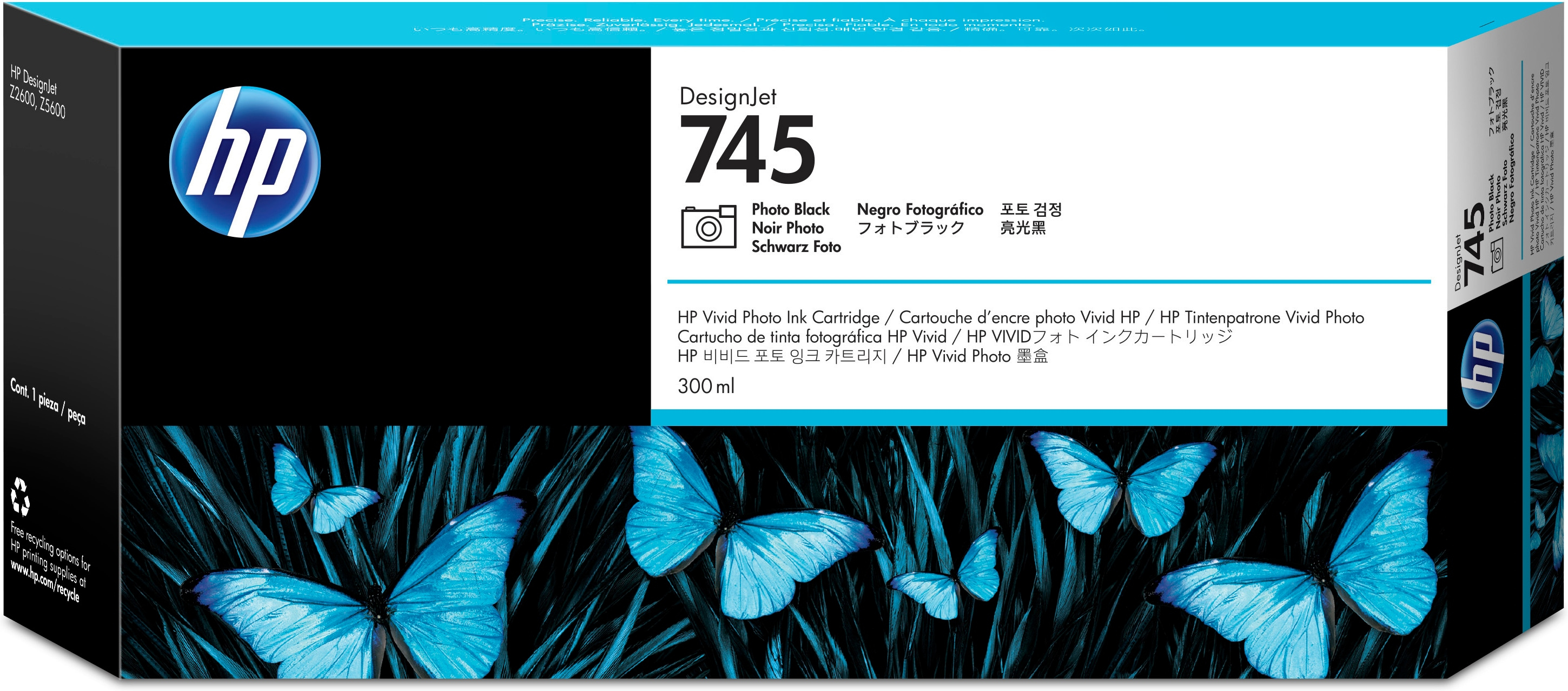 INK CARTRIDGE NO 745 PHOTOBLACK 300ML