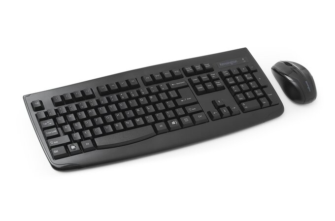 KENSINGTON PRO FIT WIRELESS MEDIA DESKTOP - KEYBOARD AND MOUSE COMBO SET - USB DONGLE