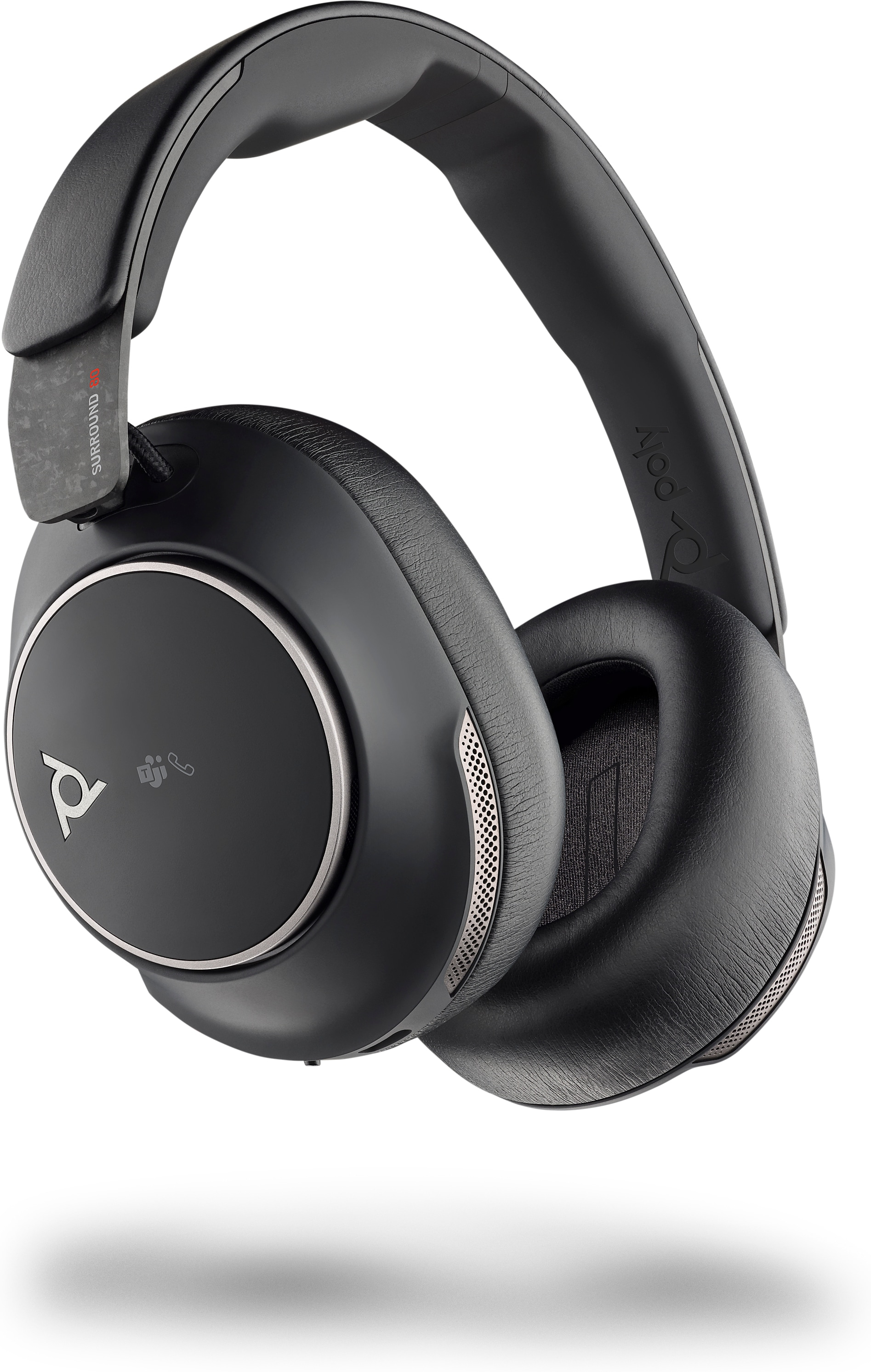 Poly Voyager Surround 80 UC Microsoft Teams Certified USB-C Headset + USB-C/A Adapter