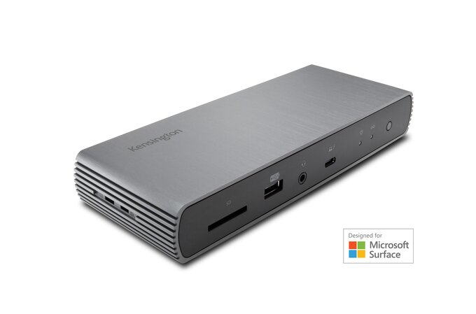 KENSIGNTON SD5750T TB4 DOCK, 4x TB4 PORTS, 90W CHARGE, DUAL 4K, MS SURFACE APPROVED, 3Y