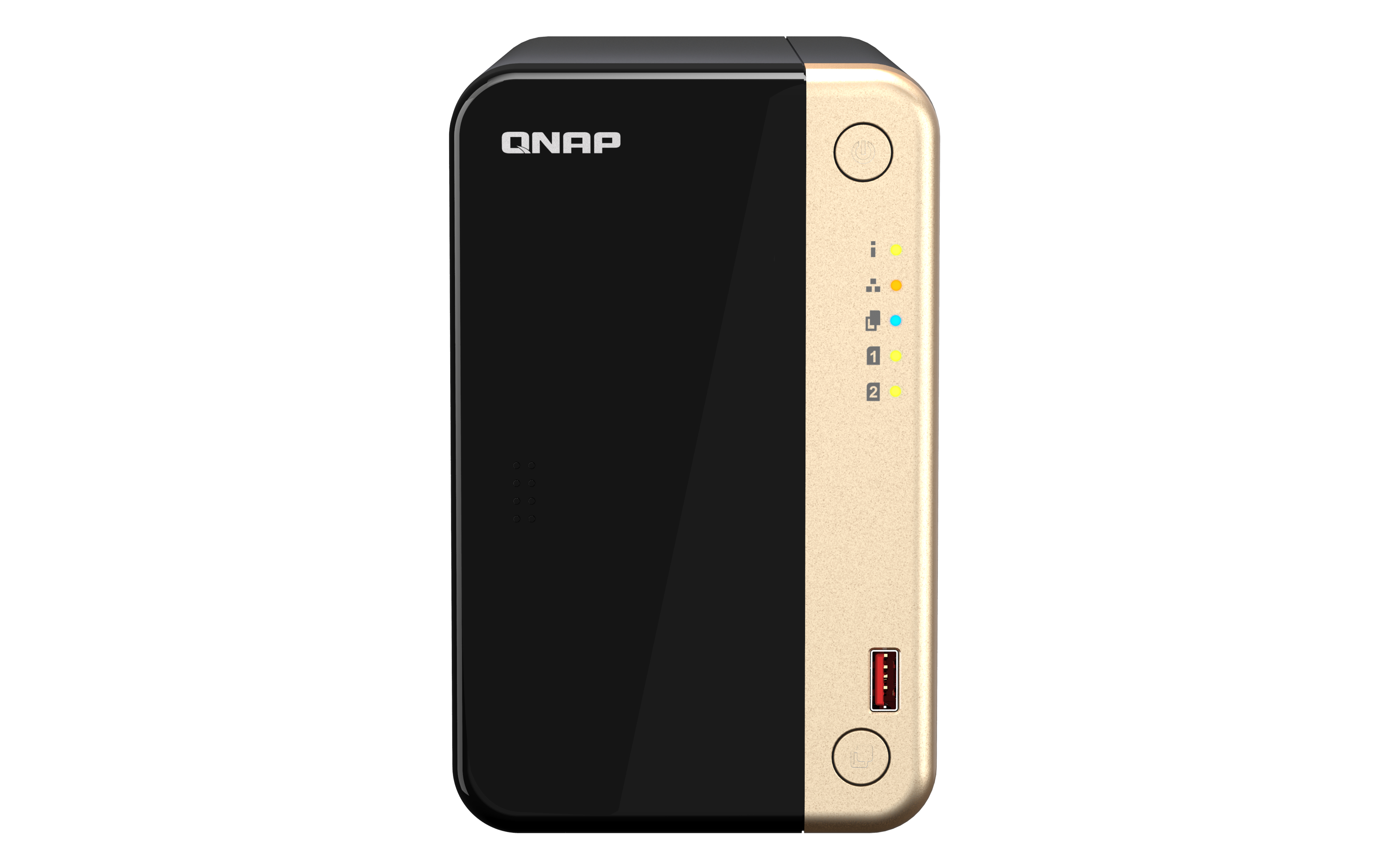 QNAP TS-264-8G 2-BAY NAS,INTEL QUAD-CORE,8 GB RAM,2X HDD, 2X M.2, 2X 2.5GBE,HDMI,PCI