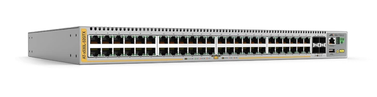 ALLIED TELESIS X530L-52GTX-40 L3 STACKABLE SWITCH, 48X 10/100/1000-T, 4X SFP+ PORTS, 2 X FIXED PSU, AU POWER CORD