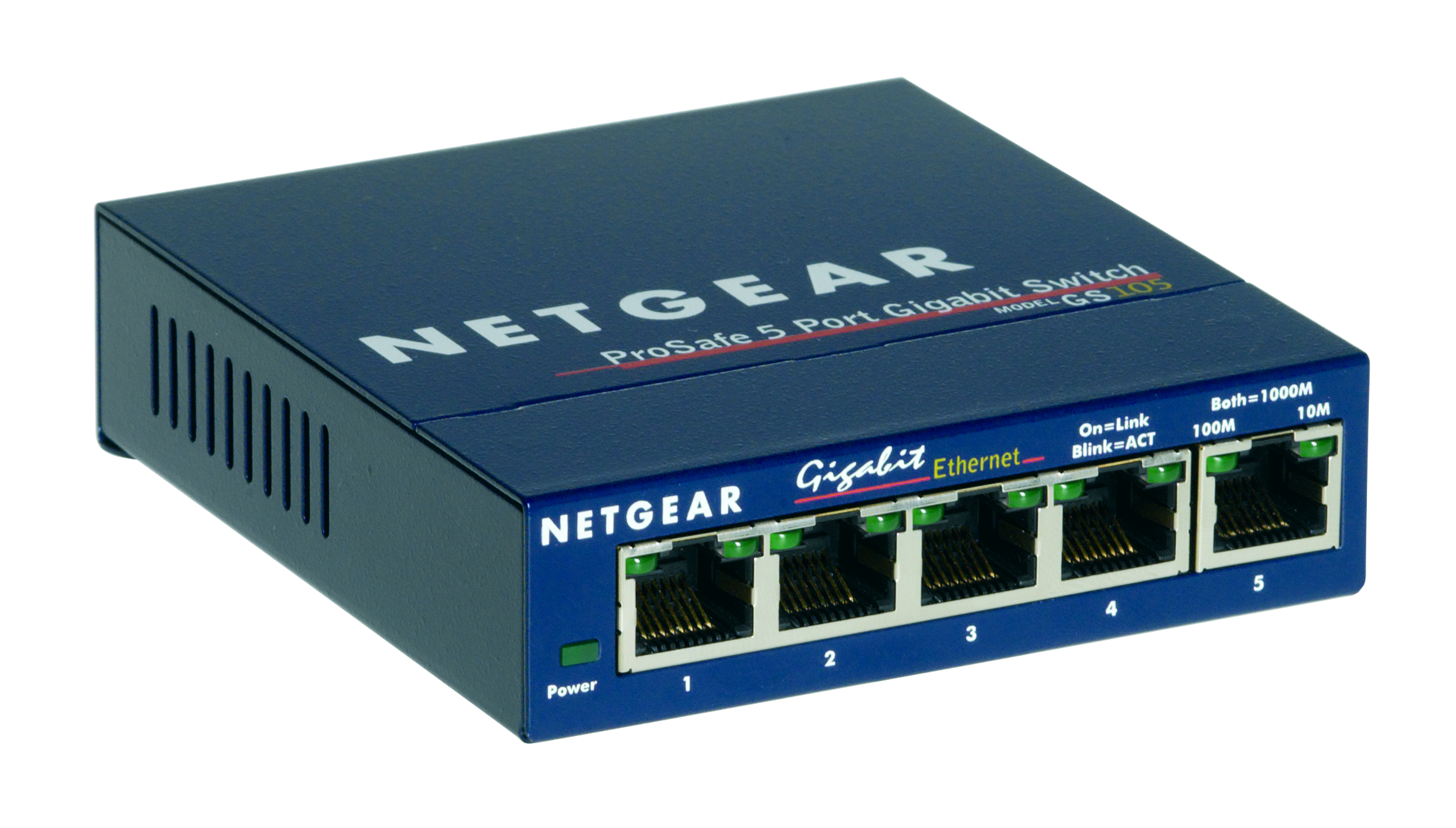 NETGEAR GS105 PROSAFE 5-PORT GIGABIT SWITCH