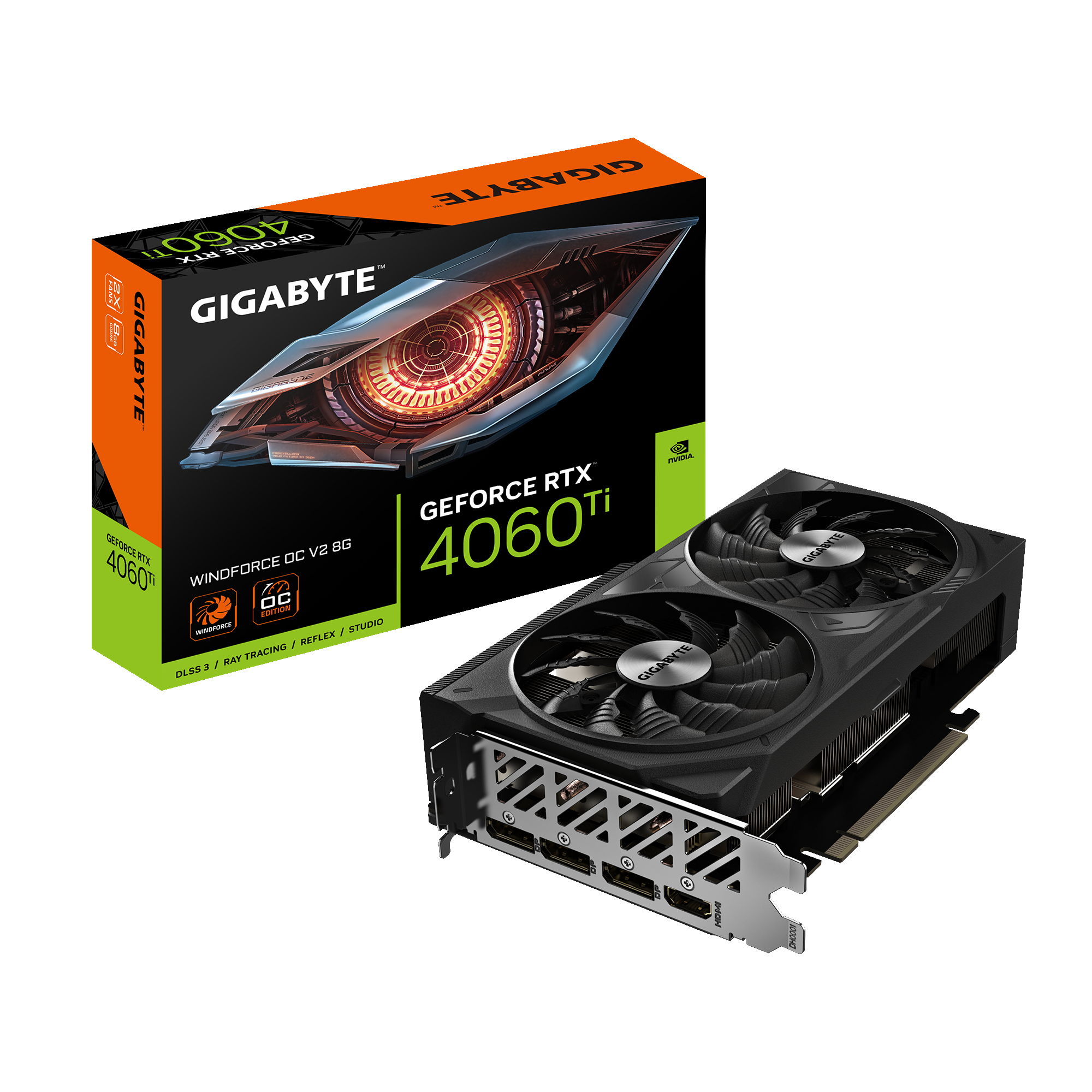 GIGABYTE GV-N406TWF2OCV2-8GD GRAPHIC CARD