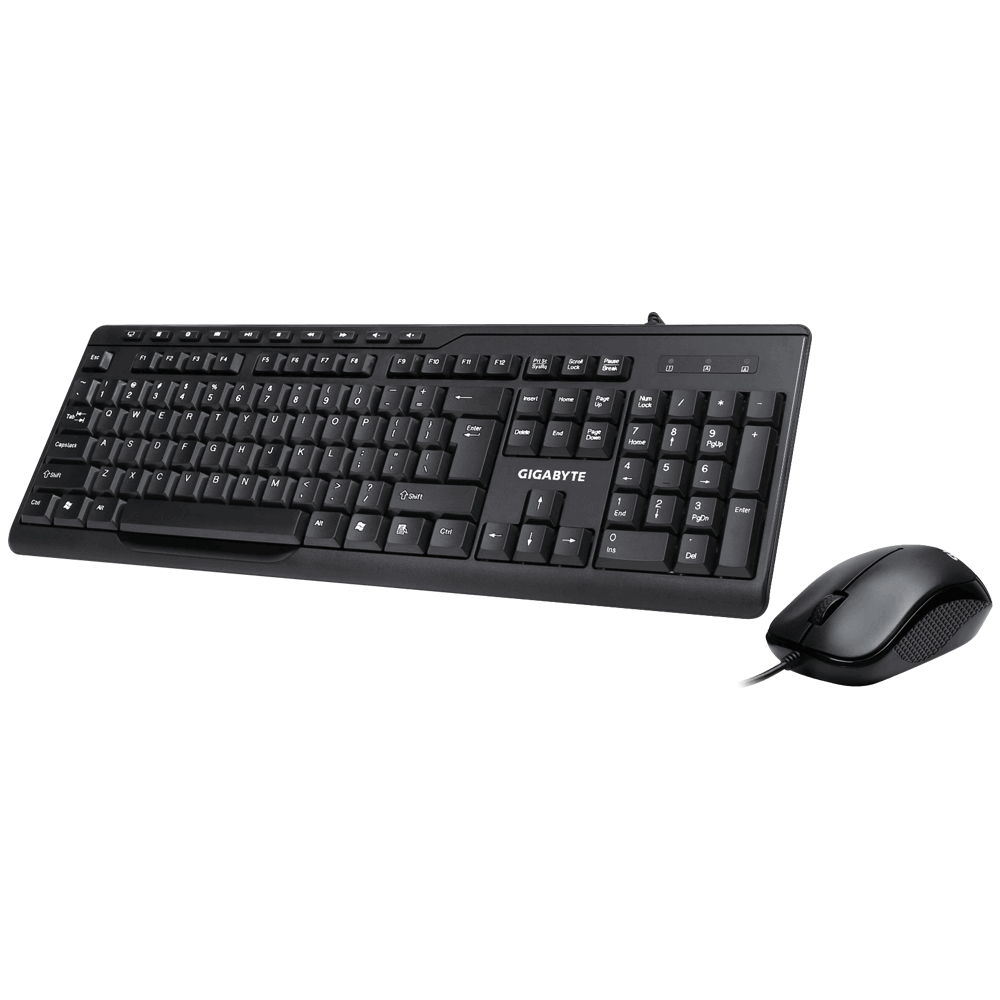 GIGABYTE KM6300 USB KEYBOARD AND MOUSE DESKTOP COMBO