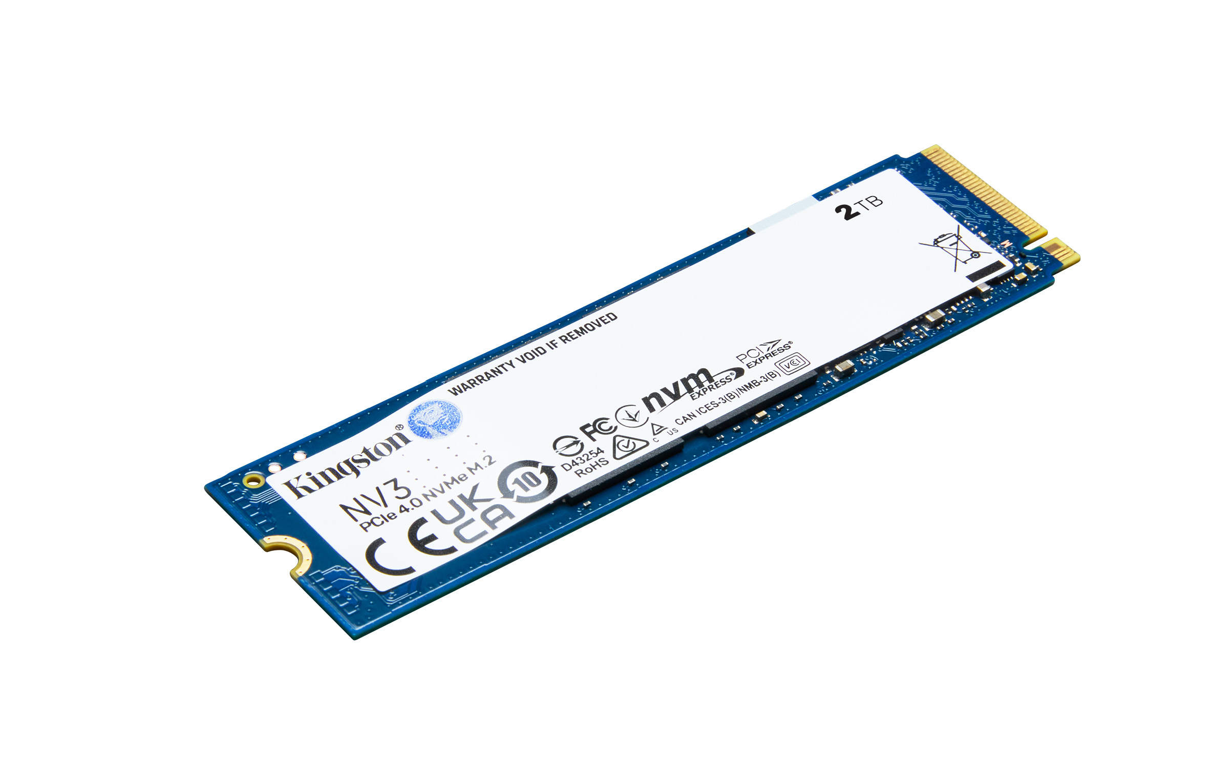 KINGSTON 2TB NV3 M.2 PCIE 4.0 NVME SSD R/W 6000/5000 MB/s