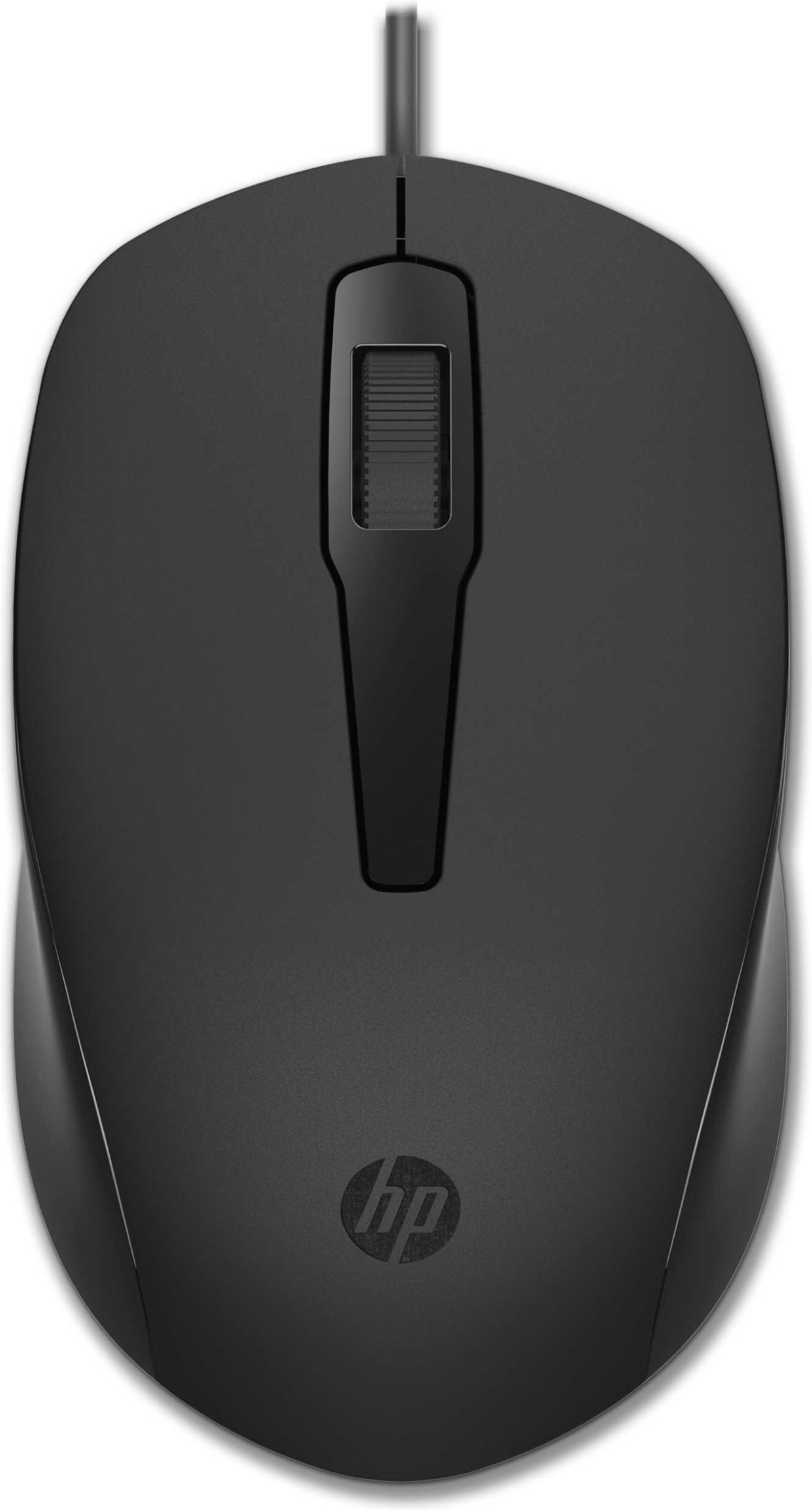 HP 150 240J6AA USB Wired Mouse - Black 1600 DPI optical sensor Ergonomic Left/Right Mouse suitable for Remote Working