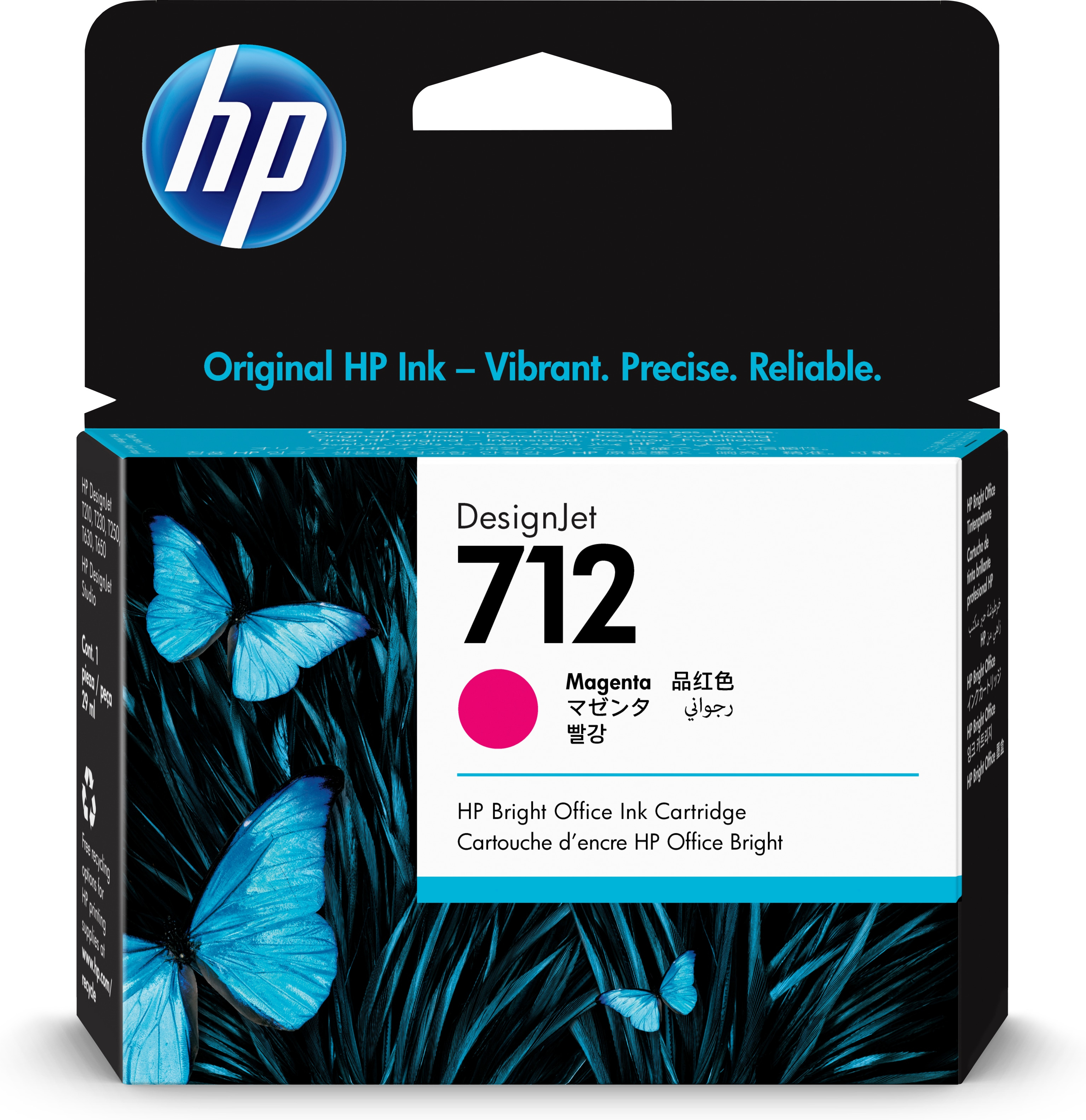 HP #712 29ml  Mag Cart 3ED68A