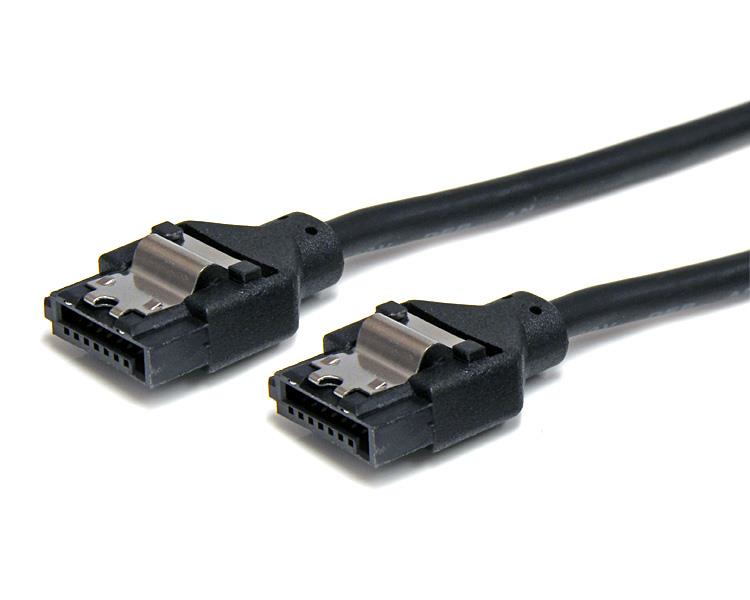 24in Latching Round SATA Cable
