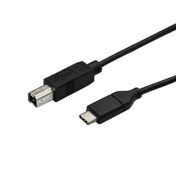 0.5m USB C to USB B Printer Cable